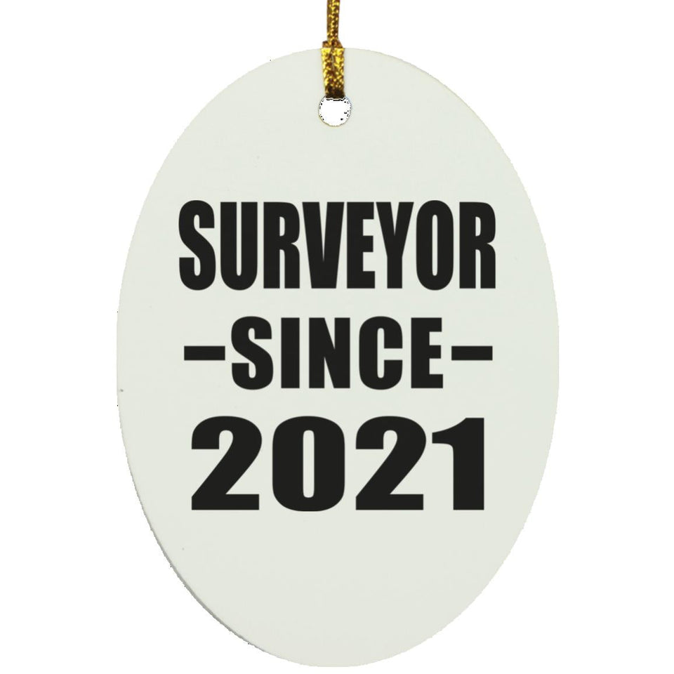 Surveyor Since 2021 - Oval Ornament