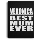 Veronica Best Mum Ever - Canvas Portrait