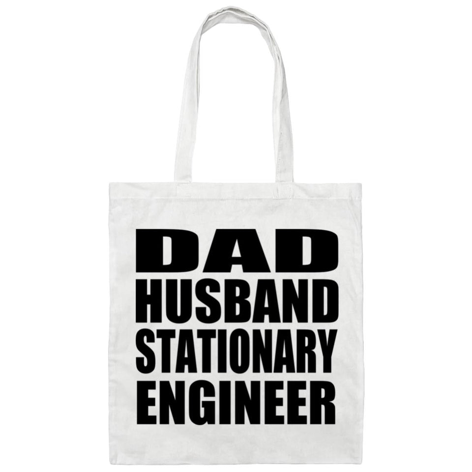 Dad Husband Stationary Engineer - Tote Bag White