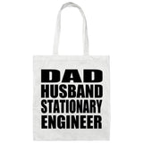 Dad Husband Stationary Engineer - Tote Bag White