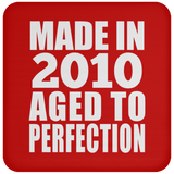 14th Birthday Made In 2010 Aged to Perfection - Drink Coaster