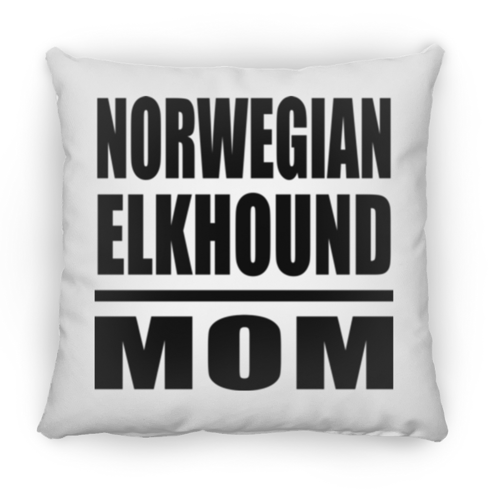 Norwegian Elkhound Mom - Throw Pillow