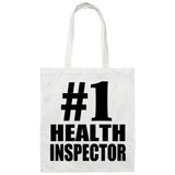 Number One #1 Health Inspector - Tote Bag White