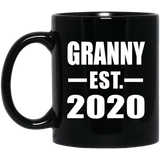 Granny Established EST. 2020 - 11oz Coffee Mug Black