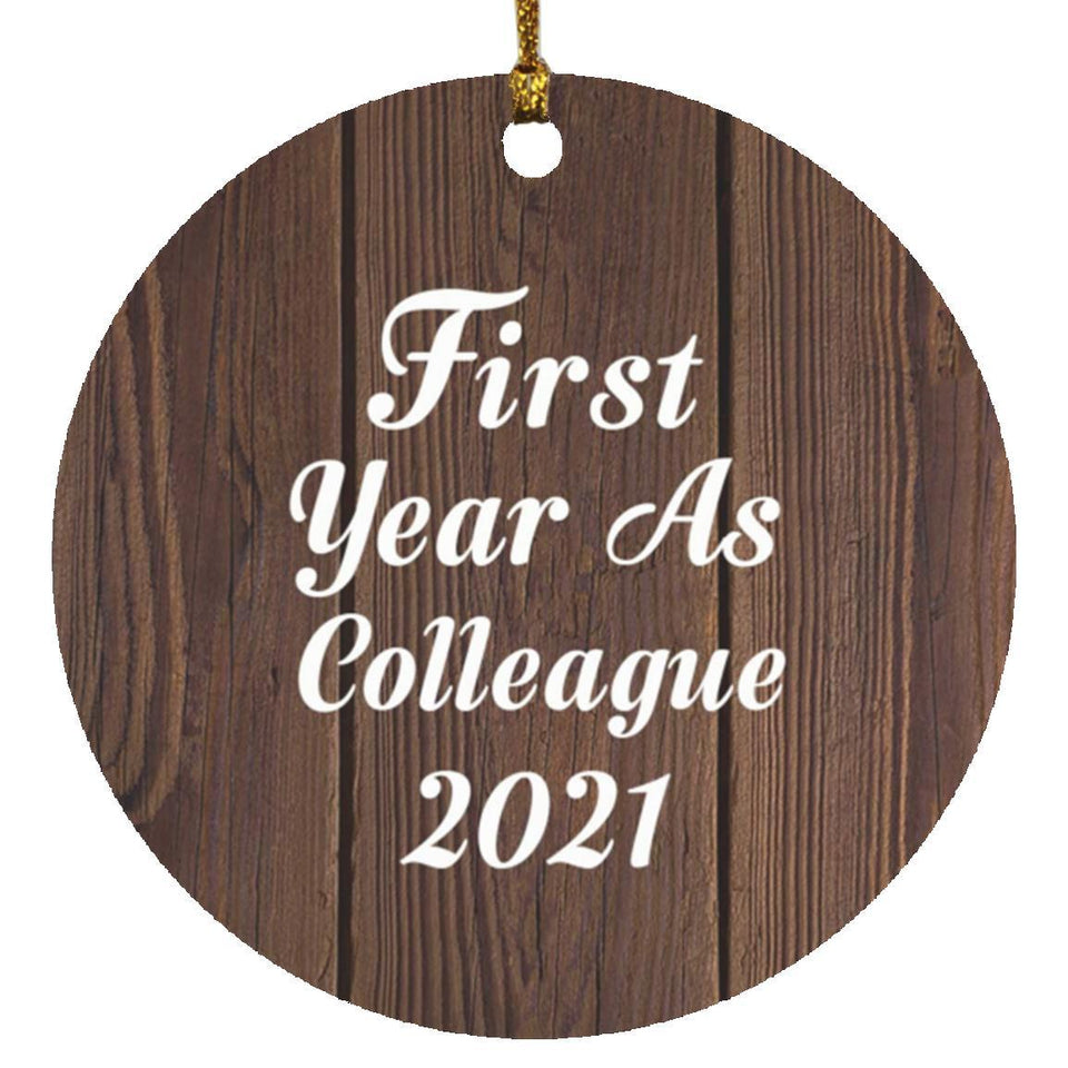 First Year As Colleague 2021 - Circle Ornament D