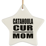 Catahoula Cur Mom - Star Ornament