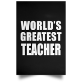 World's Greatest Teacher - Poster Portrait