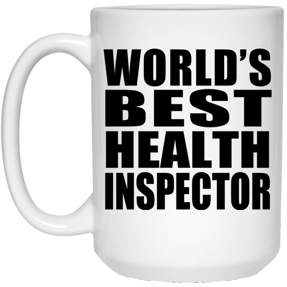 World's Best Health Inspector - 15 Oz Coffee Mug