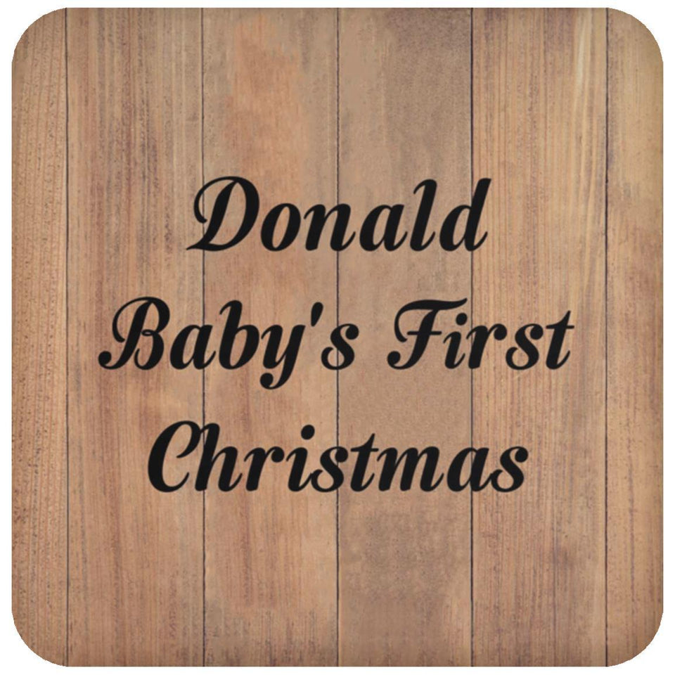 Donald Baby's First Christmas - Drink Coaster C