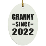 Granny Since 2022 - Oval Ornament