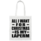 All I Want For Christmas Is My Laperm - Tote Bag White