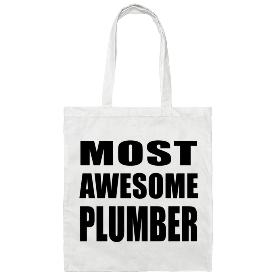Most Awesome Plumber - Tote Bag White