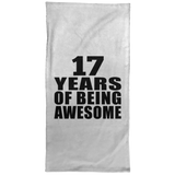 17th Birthday 17 Years Of Being Awesome - Hand Towel