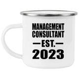 Management Consultant Established EST. 2023 - 12oz Camping Mug