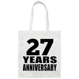 27th Anniversary 27 Years - Tote Bag White