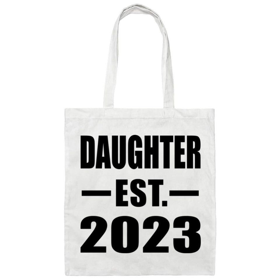 Daughter Established EST. 2023 - Tote Bag White
