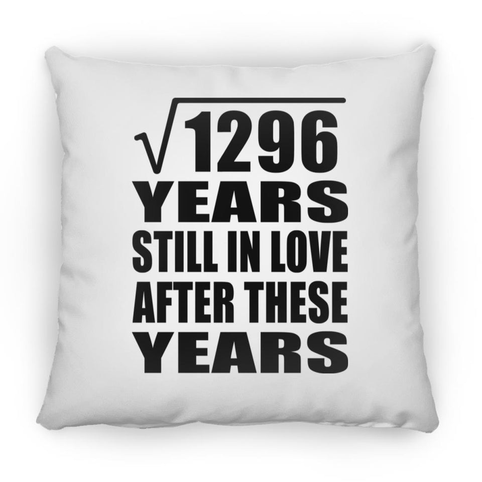 36th Anniversary Square Root of 1296 Years Still In Love - Throw Pillow