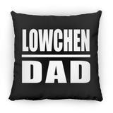 Lowchen Dad - Throw Pillow Black