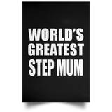 World's Greatest Step Mum - Poster Portrait