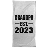 Grandpa Established EST. 2023 - Hand Towel