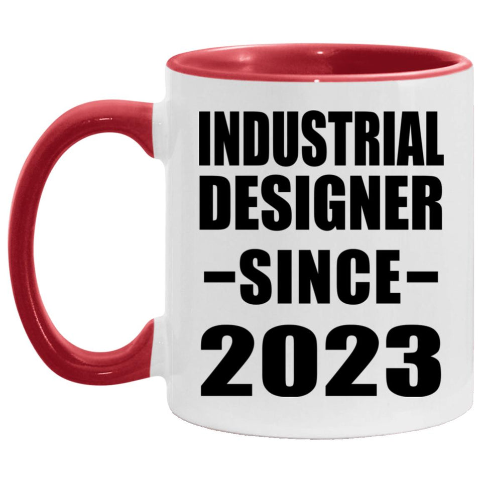 Industrial Designer Since 2023 - 11oz Accent Mug Red