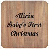 Alicia Baby's First Christmas - Drink Coaster C