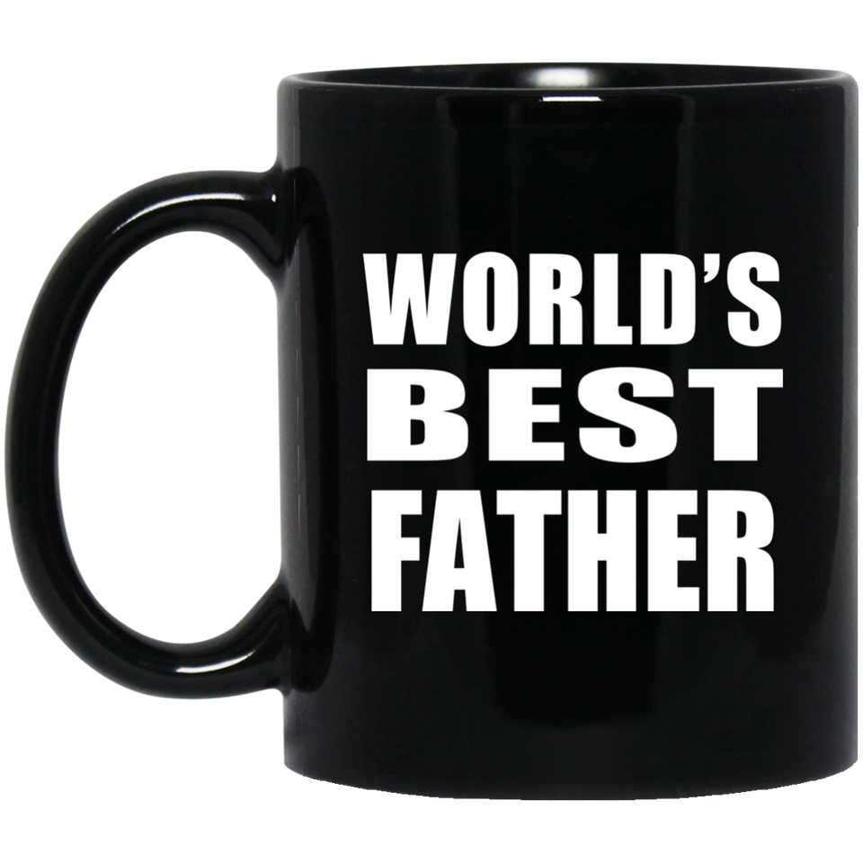 World's Best Father - 11 Oz Coffee Mug Black
