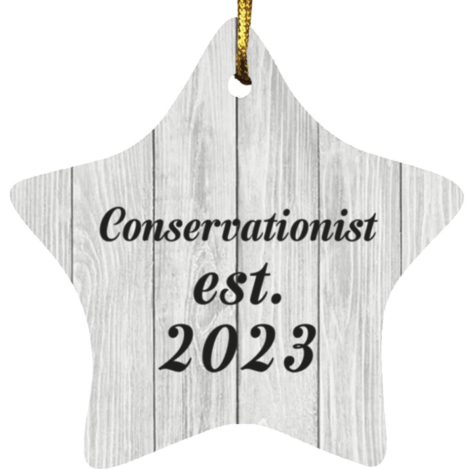 Conservationist Established Est. 2023 - Star Ornament F
