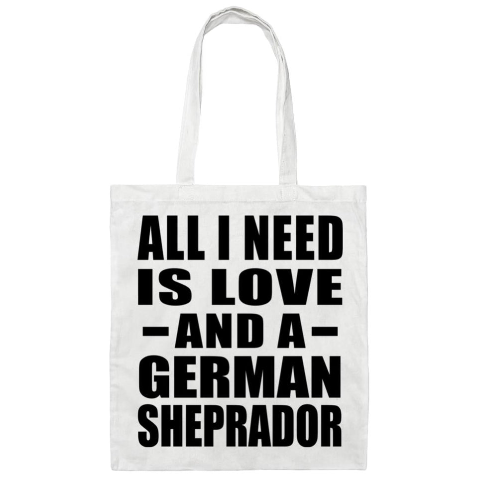 All I Need Is Love And A German Sheprador - Tote Bag White