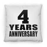 4th Anniversary 4 Years - Throw Pillow