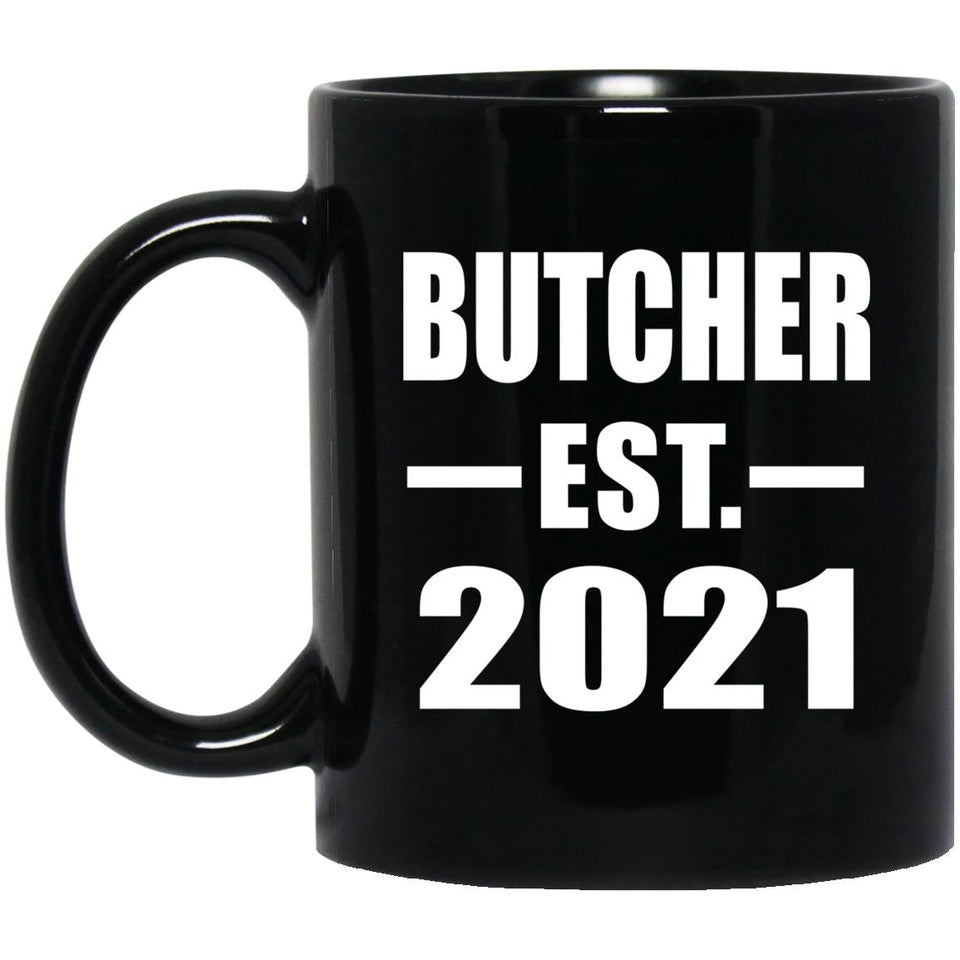 Butcher Established EST. 2021 - 11oz Coffee Mug Black