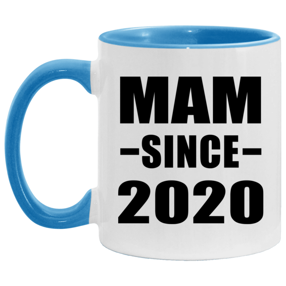 Mam Since 2020 - 11oz Accent Mug Blue