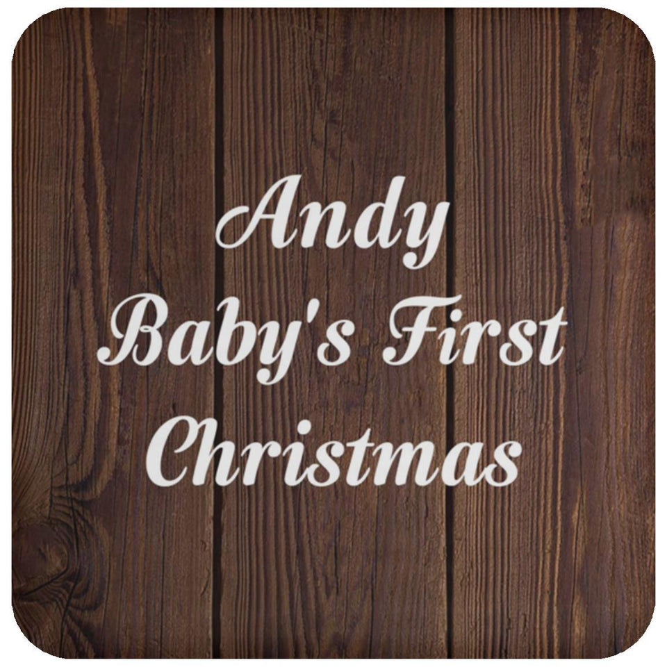 Andy Baby's First Christmas - Drink Coaster D