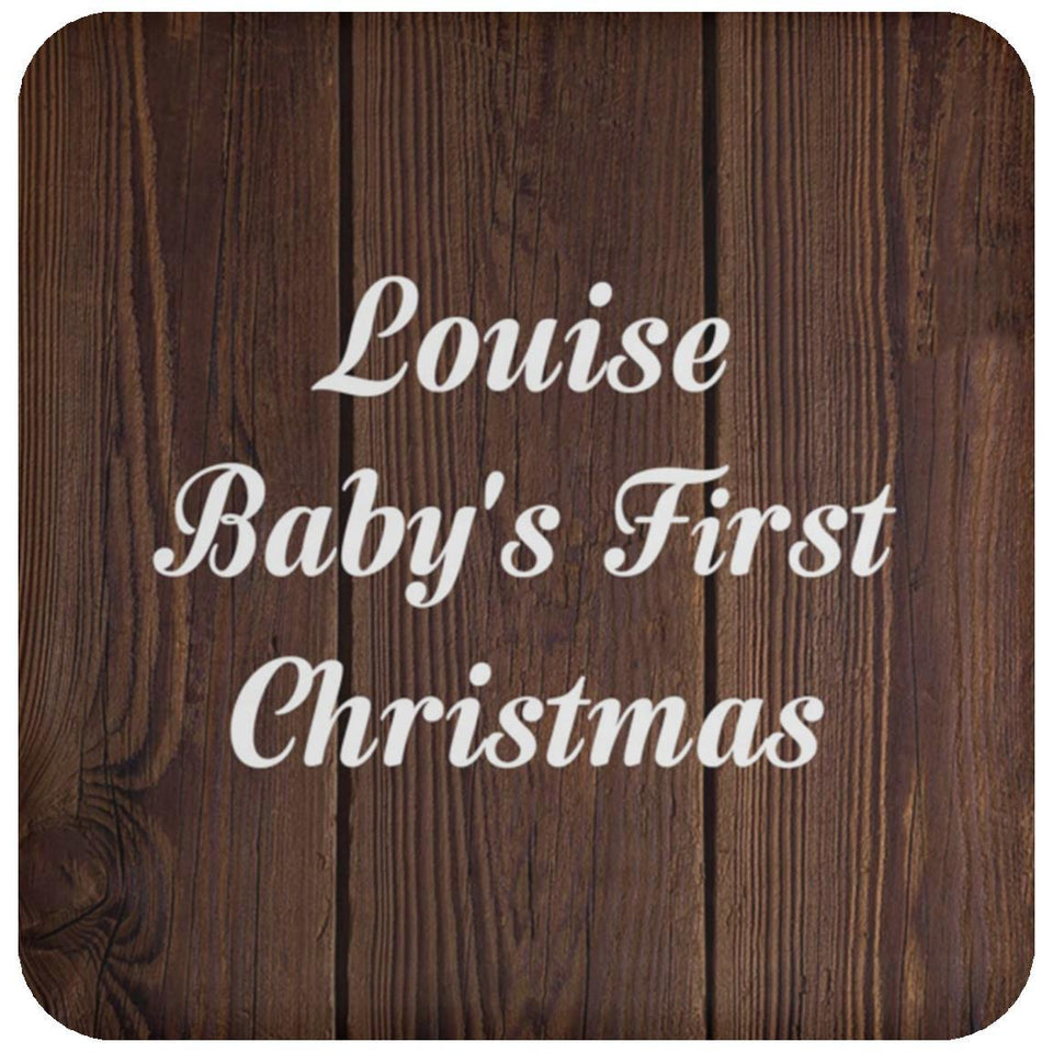 Louise Baby's First Christmas - Drink Coaster D