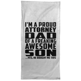 Proud Attorney Dad Of Awesome Son - Hand Towel