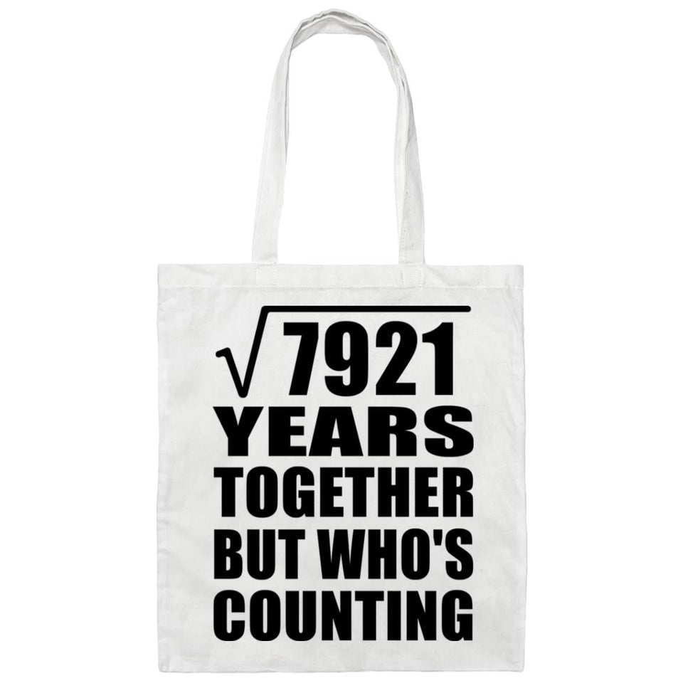 89th Anniversary Square Root of 7921 Years Who's Counting - Tote Bag White