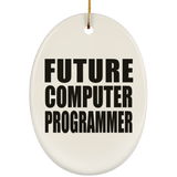 Future Computer Programmer - Oval Ornament