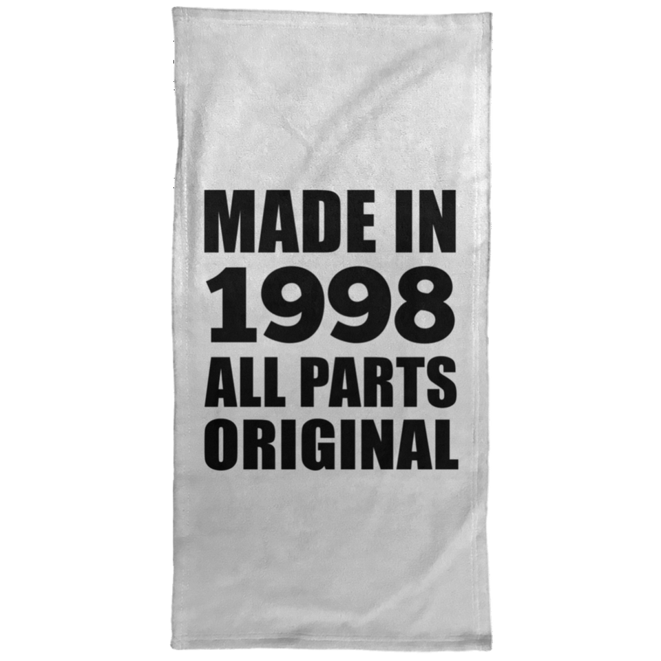 26th Birthday Made in 1998 All Parts Original - Hand Towel