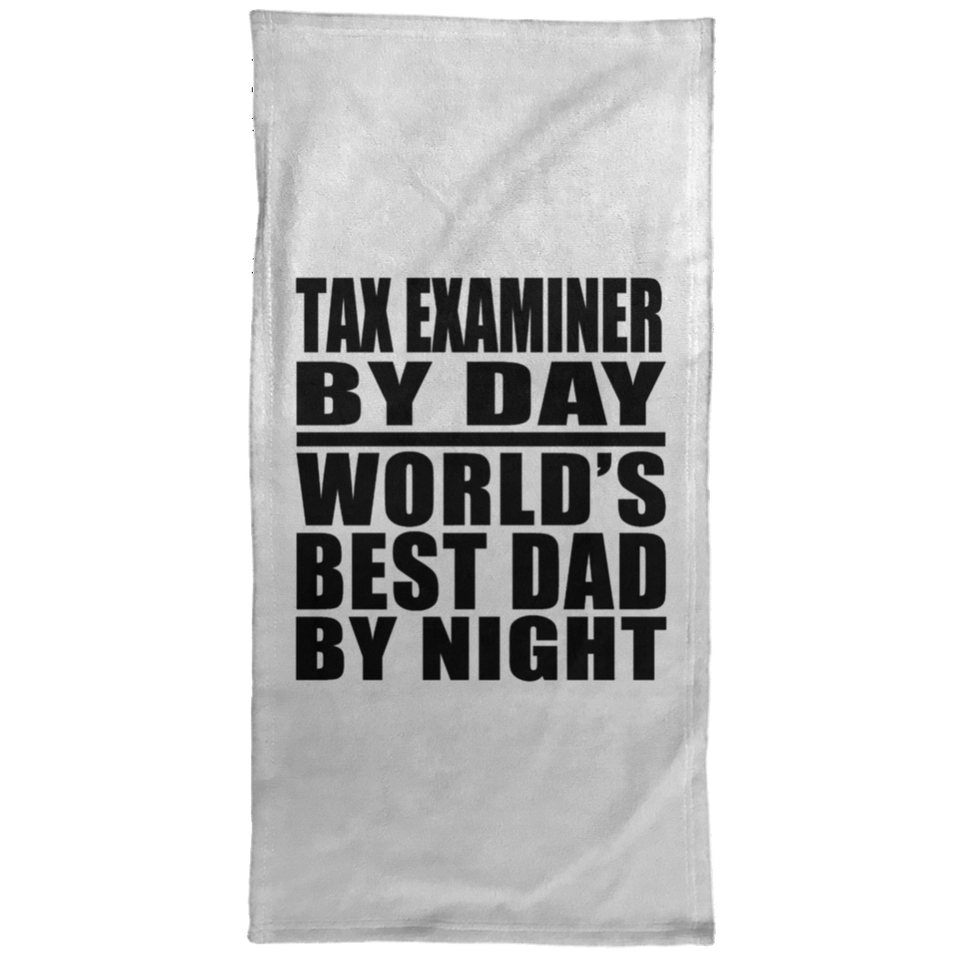 Tax Examiner By Day World's Best Dad By Night - Hand Towel