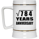 28th Anniversary Square Root of 784 Years Anniversary - Beer Stein