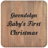 Gwendolyn Baby's First Christmas - Drink Coaster C