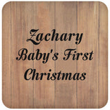 Zachary Baby's First Christmas - Drink Coaster C