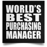 World's Best Purchasing Manager - Poster Square