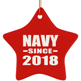 Navy Since 2018 - Star Ornament