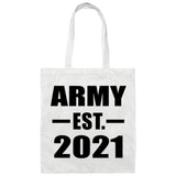 Army Established EST. 2021 - Tote Bag White