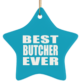 Best Butcher Ever - Star Ornament