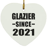 Glazier Since 2021 - Heart Ornament