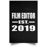 Film Editor Established EST. 2019 - Poster Portrait