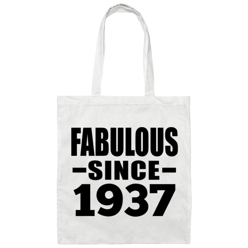 87th Birthday Fabulous Since 1937 - Tote Bag White