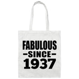 87th Birthday Fabulous Since 1937 - Tote Bag White
